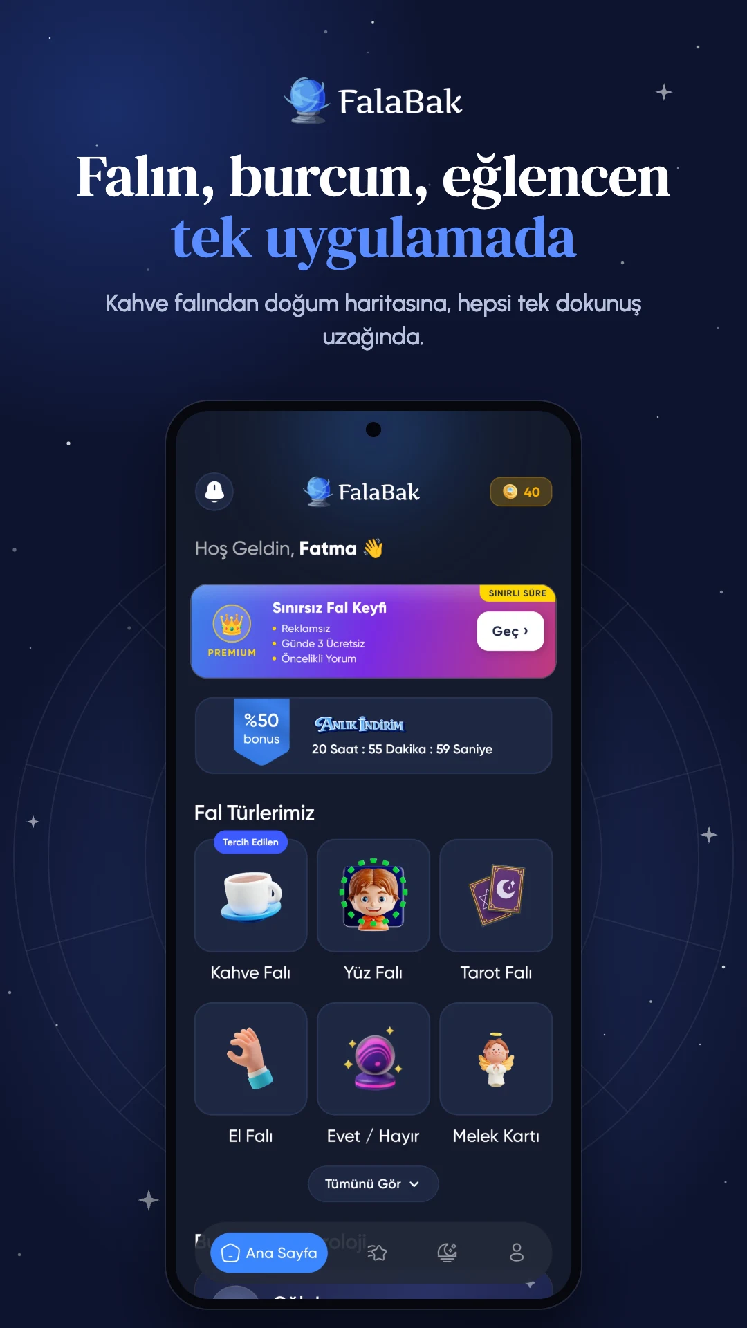 Faladdin - Kahve Falı Tarot screenshot